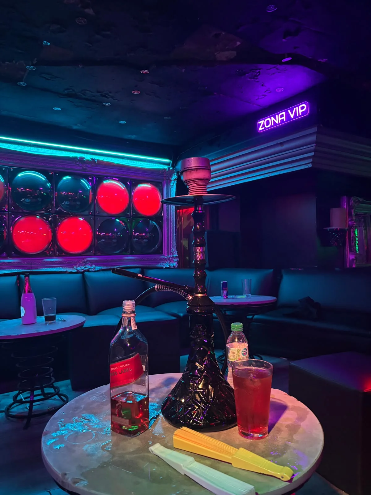 Shisha ViNG en zona VIP